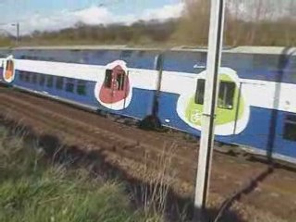 VB2n Transilien + BB 17094 - Ezanville