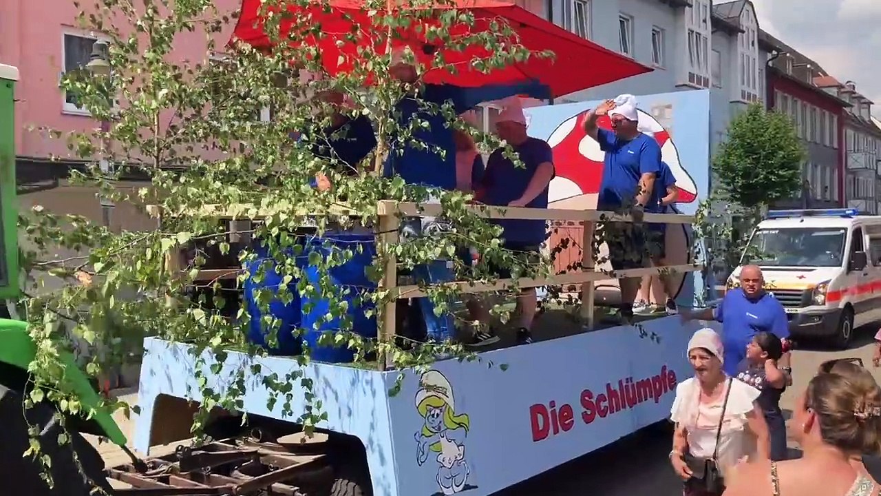 Videomix vom Festzug 2024 des Treuchtlinger Volksfestes