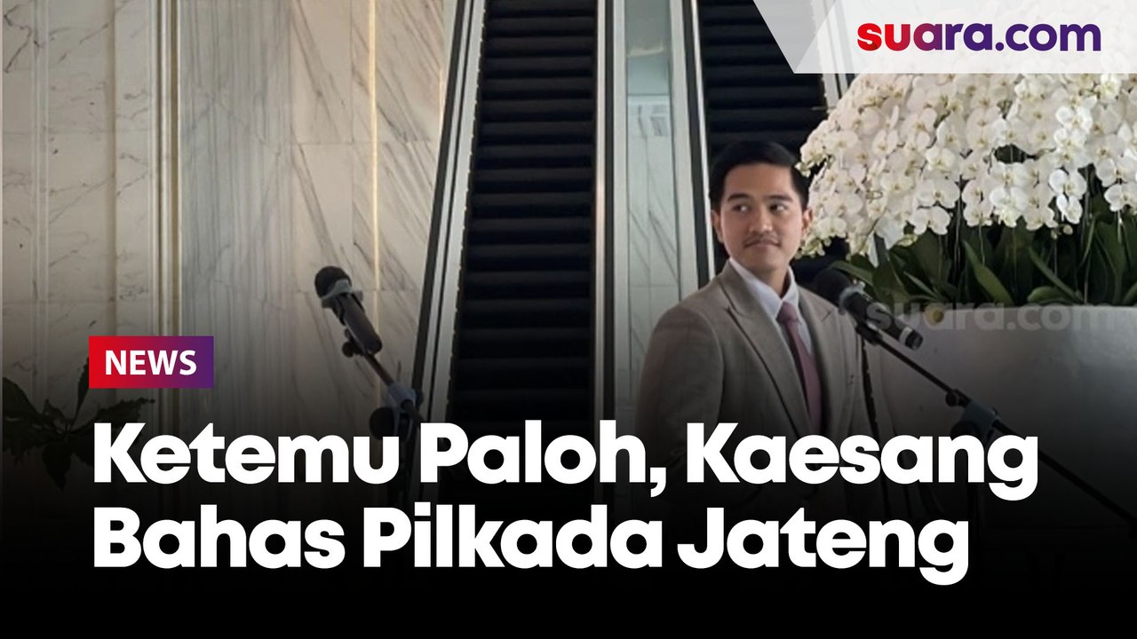 Ketemu Surya Paloh di NasDem Tower, Kaesang Bahas Pilkada Jateng Tipis-tipis