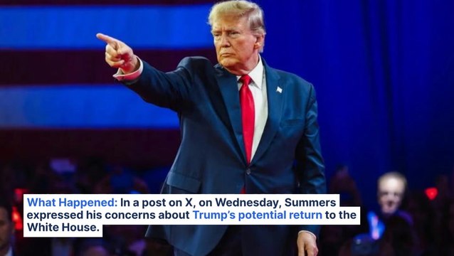 Larry Summers: Biden Quitting Shifts Focus To Trump's 'Dishonesty, Demagoguery, And Dangerousness' — Warns Ex-President's Policies Will 'Undermine Economic Security Of Tens Of Millions'