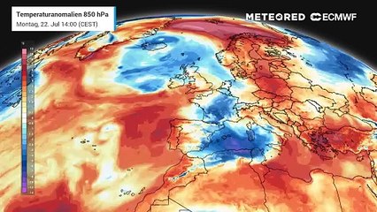 Die Luftmassen über Europa bleiben regional überdurchschnittlich hoch!