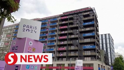 Download Video: Paris Olympics village filling up, apartment beds to be given to homeless post-Olympics