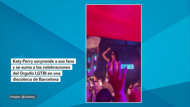 Katy Perry se suma a las celebraciones del Orgullo LGTBI en Barcelona