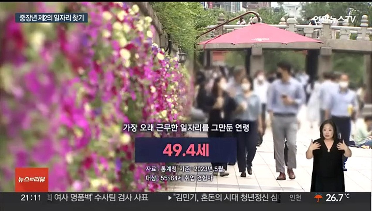 중장년, 일자리 찾아 박람회로…"구직 정보 도움"