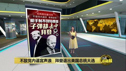 拜登不堪逼宫退出总统大选   副总统贺锦丽最有望接棒?