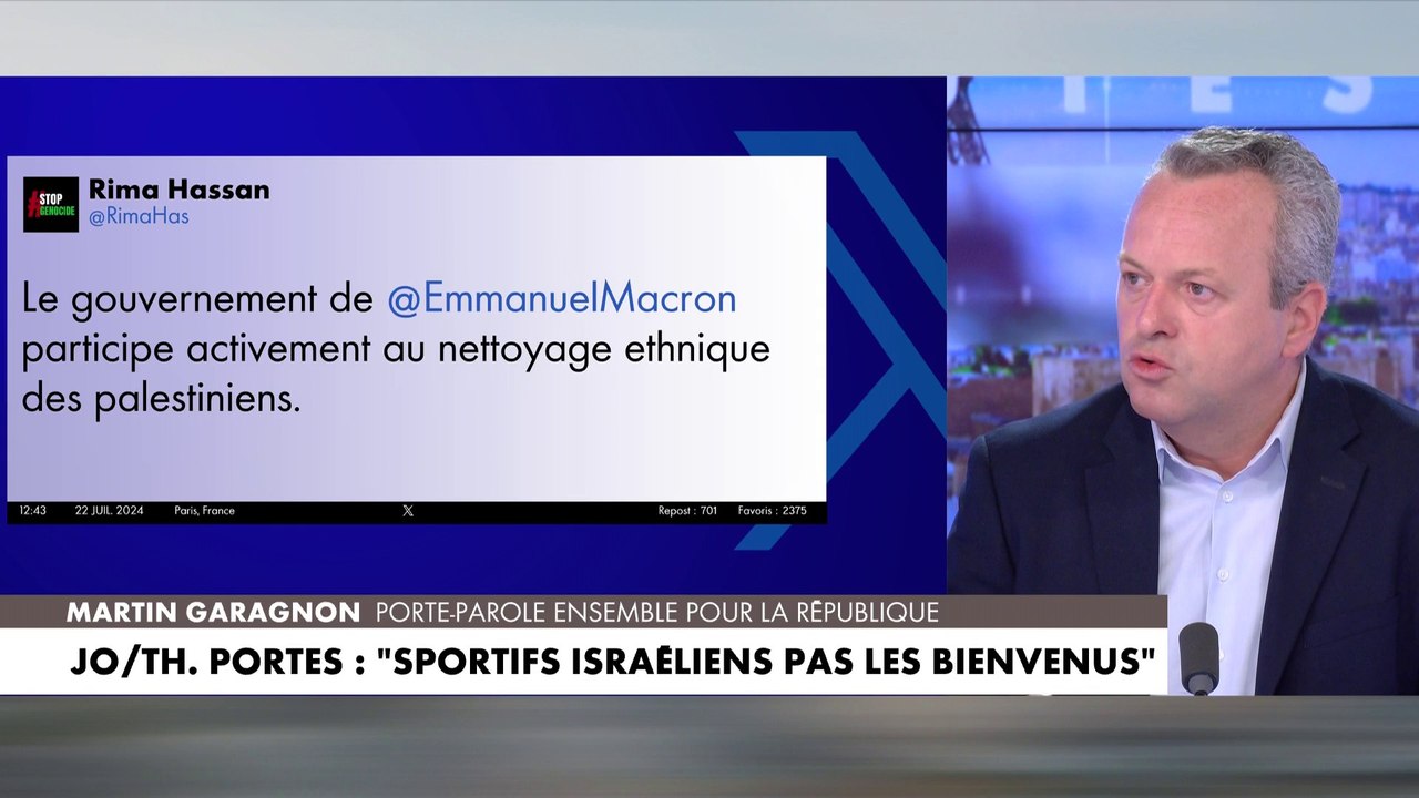 Martin Garagnon : «Ce n'est pas un génocide ce qu'il se passe à Gaza, il faut le rappeler, les mots ont un sens»