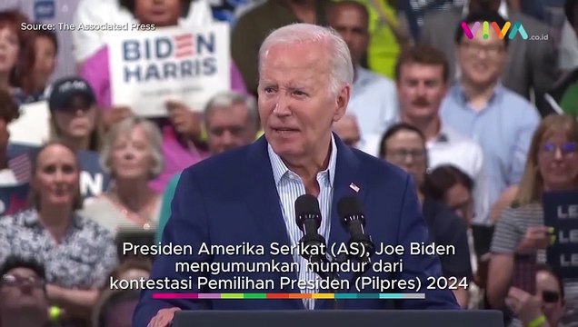 Usai Tragedi Trump, Joe Biden Mundur dari Pilpres AS 2024