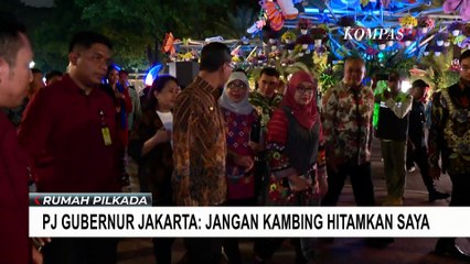 Respons soal Kritikan Anies, Pj Gubernur Jakarta: Jangan Kambing Hitamkan Saya