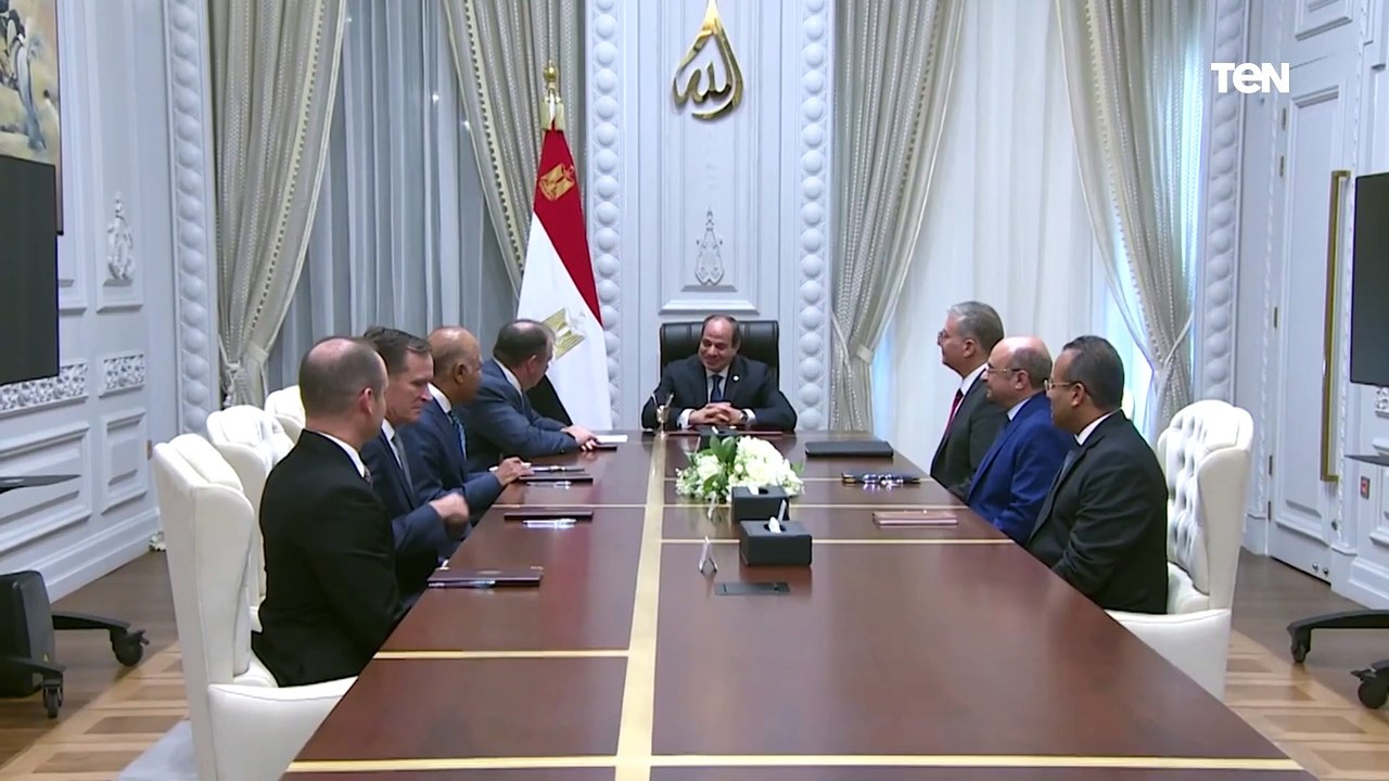 الرئيس السيسي يستقبل الرئيس التنفيذي لشركة 'أباتشي' الأمريكية للبترول والغاز الطبيعي