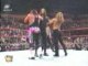 Undertaker Double Chokeslams HBK & Bert Hart