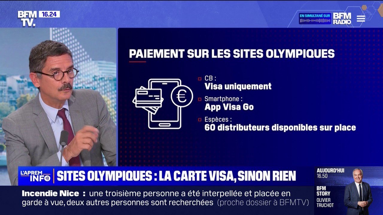 JO de Paris 2024: pourquoi faut-il une carte Visa pour payer sur les sites olympiques?