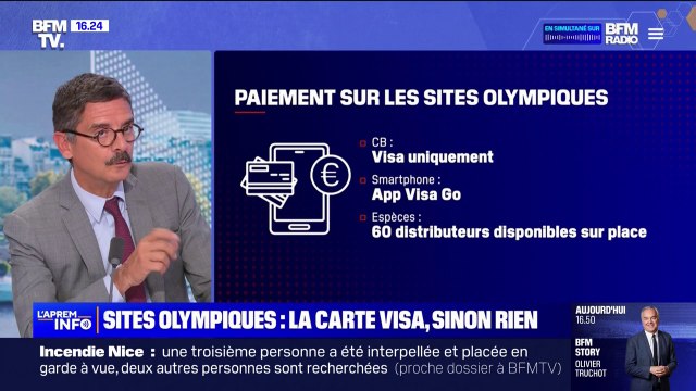 JO de Paris 2024: pourquoi faut-il une carte Visa pour payer sur les sites olympiques?