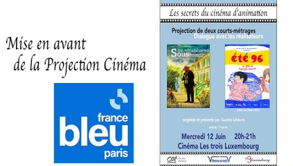 Annonce d'une nouvelle Projection Cinéma le 12 Juin 2024 - Interview France Bleu