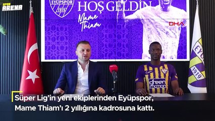 Mame Thiam, Eyüpspor'a imza attı: "Arda Turan ile konuştum..."