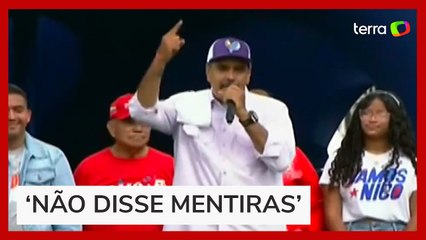 ‘Que tome um chá de camomila’, diz Maduro após comentários de Lula
