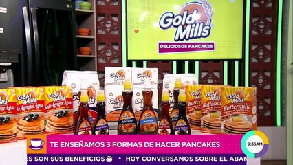 Te enseñamos 3 formas de hacer pancakes