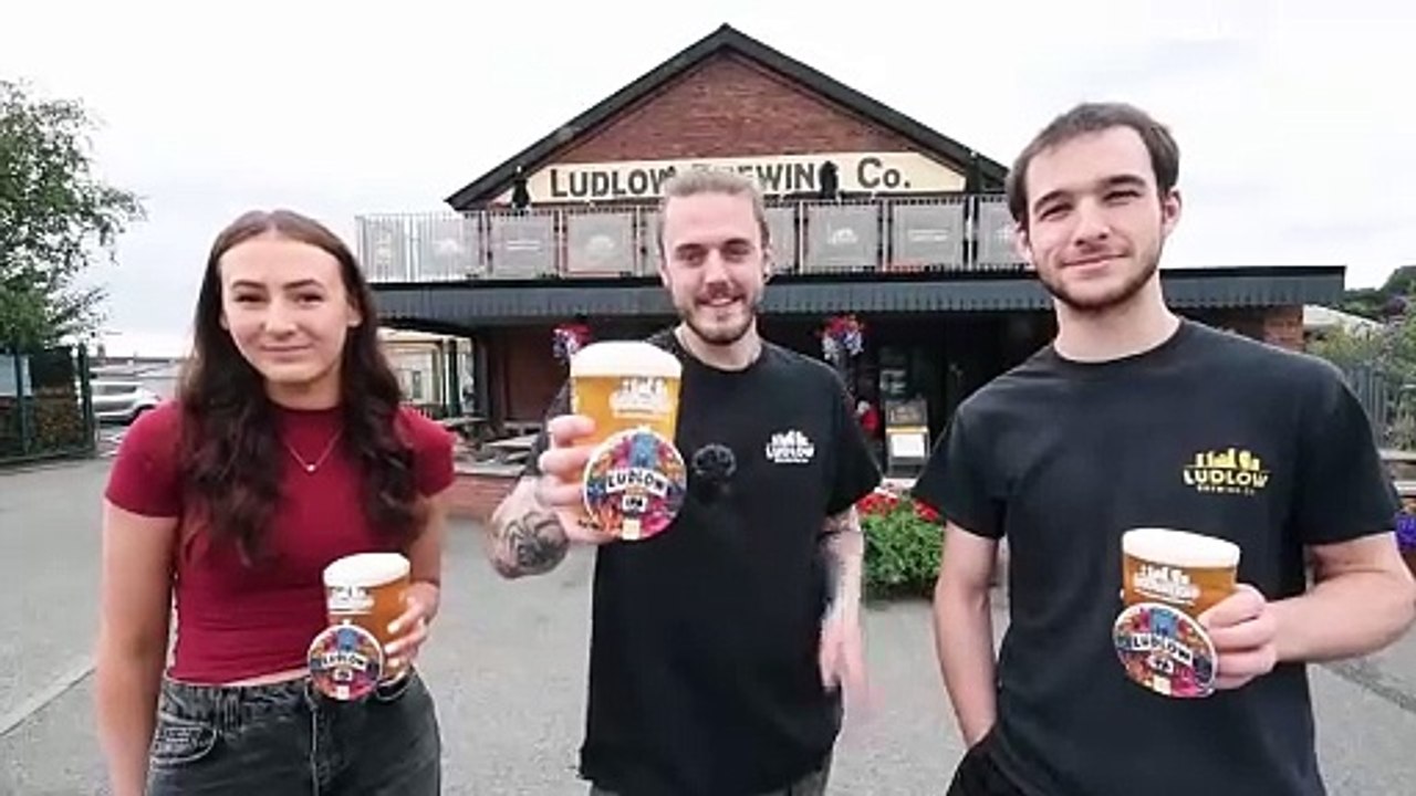 Launch of new beer Ludlow Rocks IPA at Ludlow Brewery.