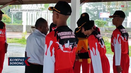 32 Paskibraka Kabupaten Sorong Mulai Jalani Pendidikan Diklat