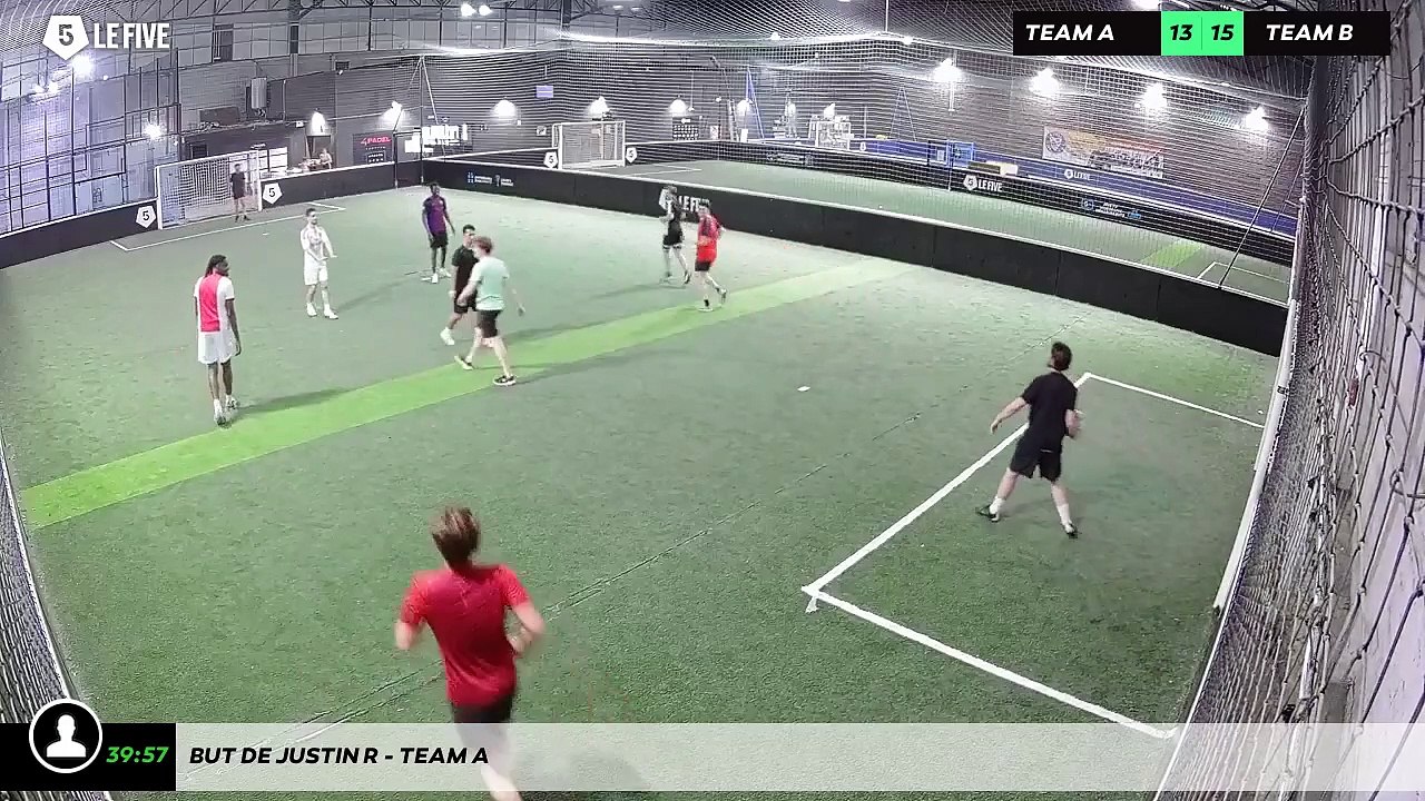 But de Justin R - Team A