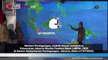 Mendag Zulkifli Hasan Lakukan Peluncuran Jakarta Muslim Fashion Week 2025