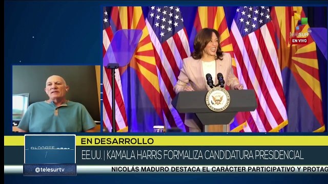 Kamala Harris formaliza su candidatura para las elecciones presidenciales
