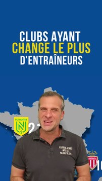 ..SI votre CLUB est PRÉSENT sur cette carte c'est qu'il fait partie des clubs qui ont eu le PLUS d'entraîneurs DIFFÉRENTS, hors intérimaires, au XXI ème siècle !
