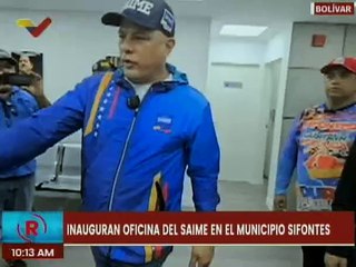 Más de 220 mil personas beneficiadas con inauguración de Oficina del Saime en el edo. Bolívar