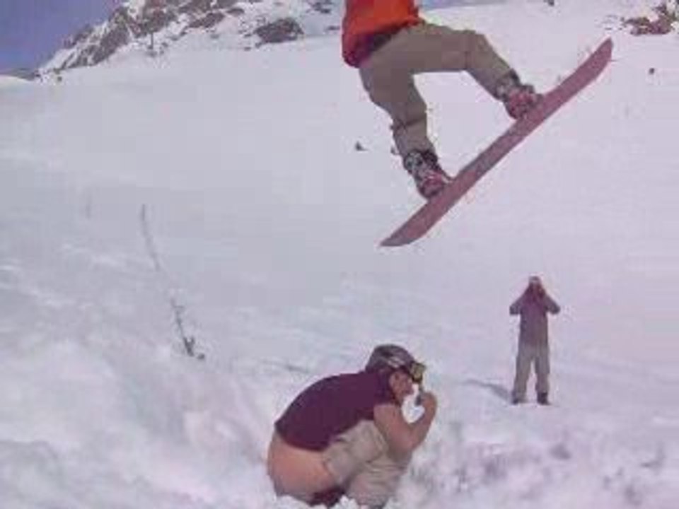 Petite pause dérrière la bosse