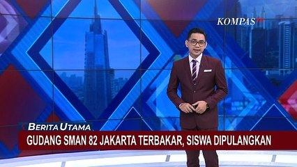 Api Hanguskan Gudang SMAN 82 Jakarta, Sejumlah Siswa Cari Sumber Air Cegah Api Merambat