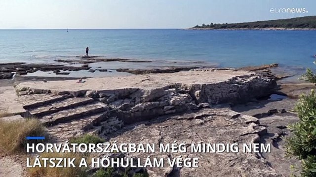 Majdnem 30 fokos a tenger Dubrovniknál, nem látszik a hőhullám vége Horvátországban