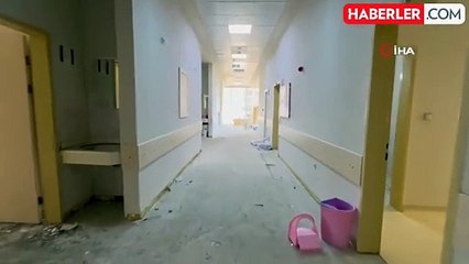 Yüksekova Devlet Hastanesinde bakım ve onarım çalışması