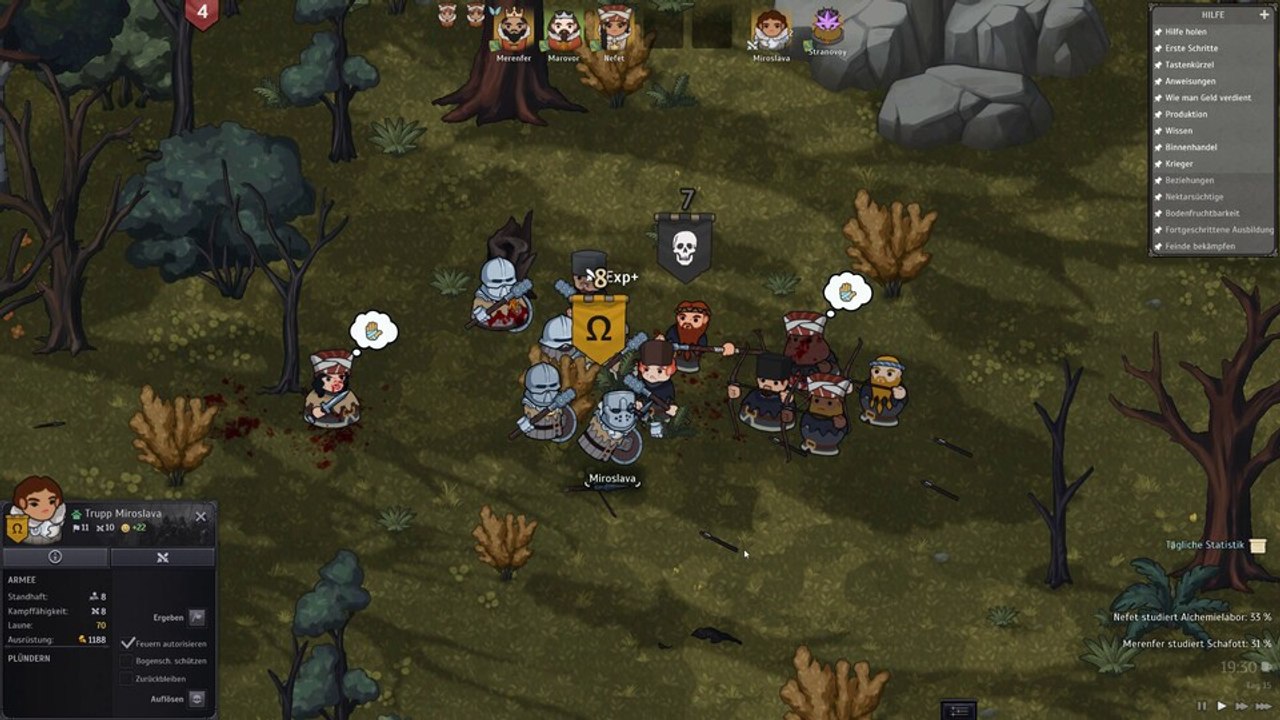 Ein tag in norland: 12 minuten gameplay zeigen einen typischen spielablauf