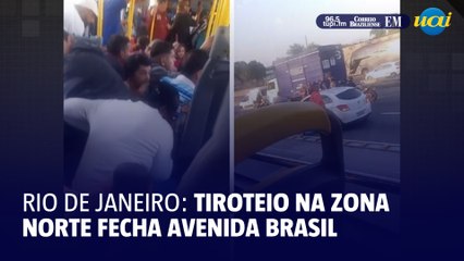 Avenida Brasil é fechada após tiroteio no Rio de Janeiro