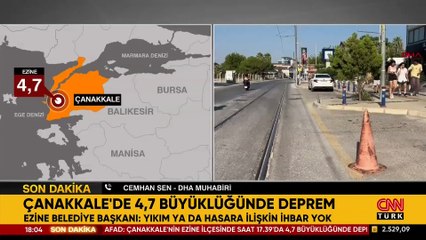 SON DAKİKA: Çanakkale merkezli 4.9 büyüklüğünde deprem! İstanbul ve Balıkesir'de de hissedildi