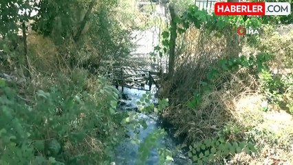 Fabrikanın atık suyu vatandaşı mağdur etti