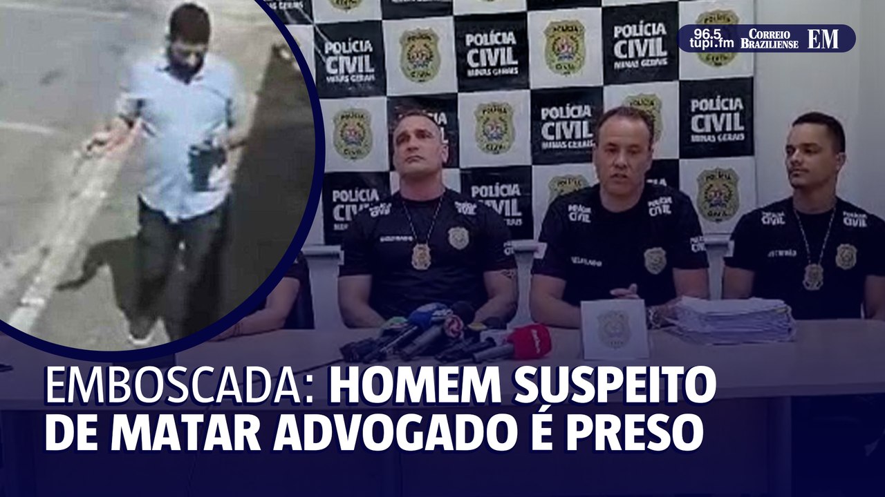 Polícia revela detalhes sobre a prisão de assassino de advogado