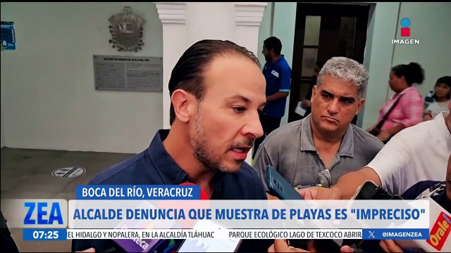 El alcalde de Boca del Río dice que el análisis de Cofepris sobre la calidad del agua en las playas es impreciso
