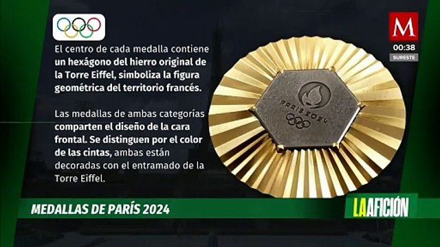 Estas son las medallas de los Juegos Olímpicos París 2024
