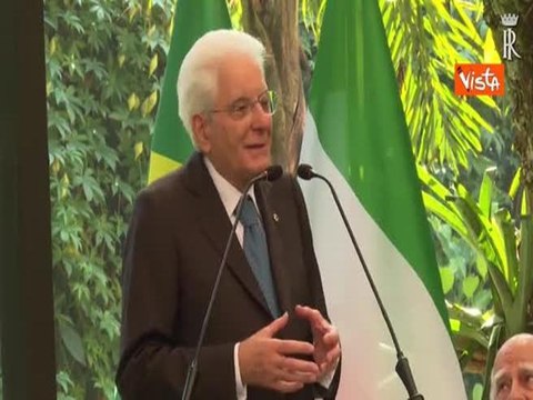 Mattarella: Dal Brasile grande lezioni di civiltà, perché rende cittadini tutti i migranti