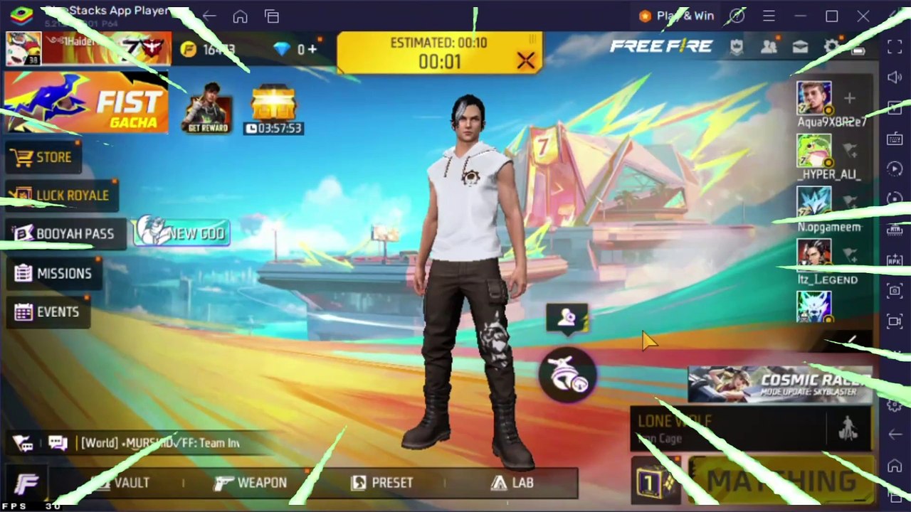 Free Fire only one toap