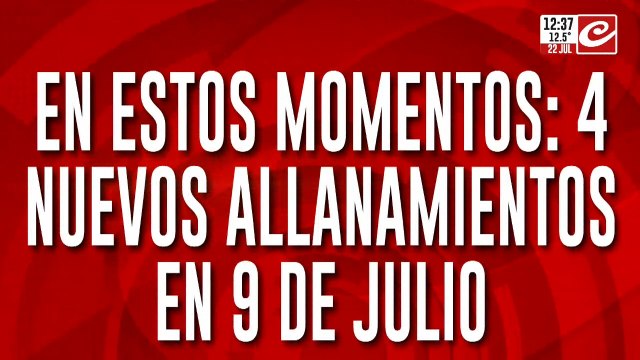4 nuevos allanamientos en 9 de Julio: uno de ellos en la casa del hijo de Victoria Caillava