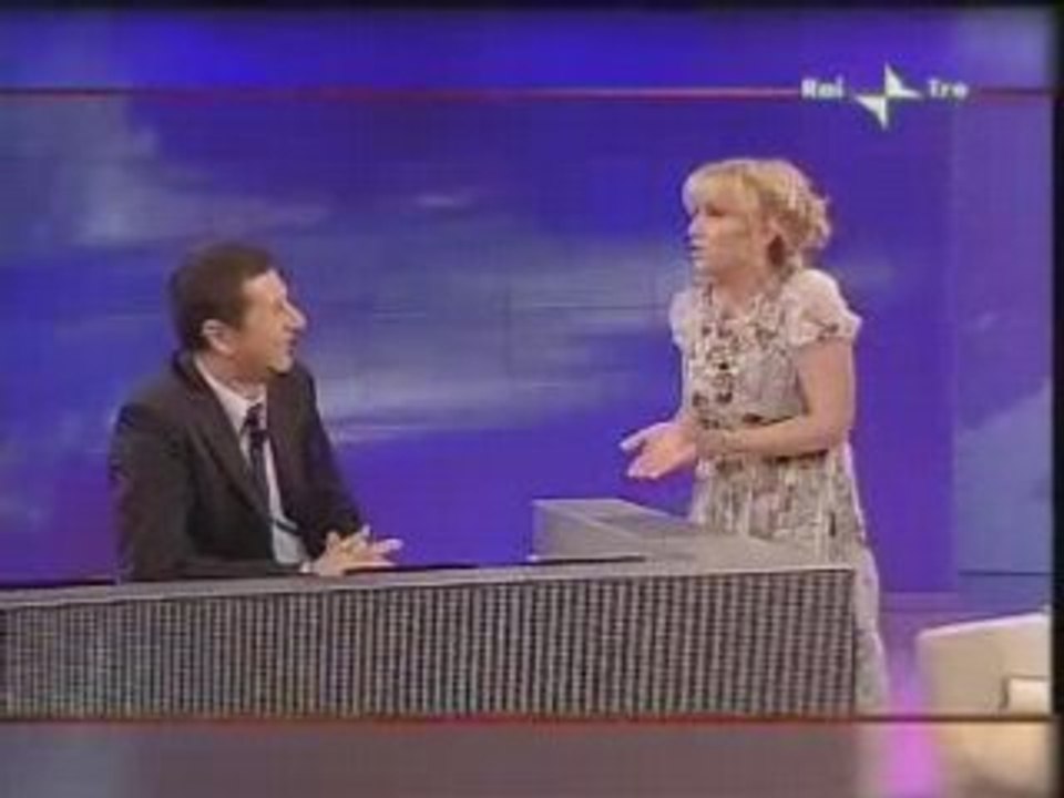 Luciana Littizzetto 13-04-08 un leggero rammarico per Cloone