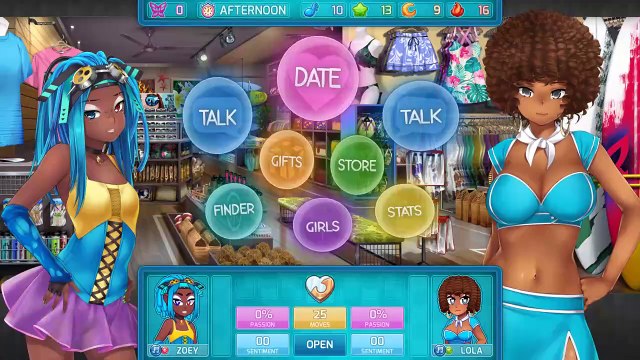 zoey lola all date events Huniepop 2 Double Date