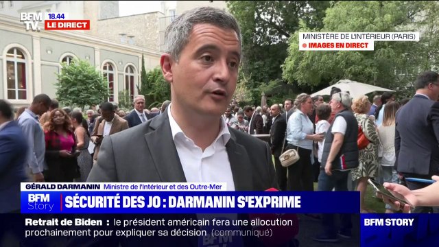 Sécurité des JO: Nous avons pu répondre à l'incroyable défi qui était celui des Jeux olympiques et paralympiques , se félicite Gérald Darmanin