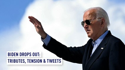Biden’s decision sparks tributes and tension