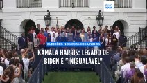 Kamala Harris elogia o legado 