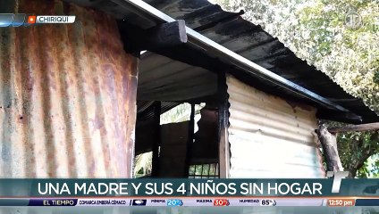 Una madre y sus cuatro hijos lo perdieron todo tras incendio en su residencia