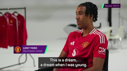 Joining Manchester United a dream come true for Leny Yoro
