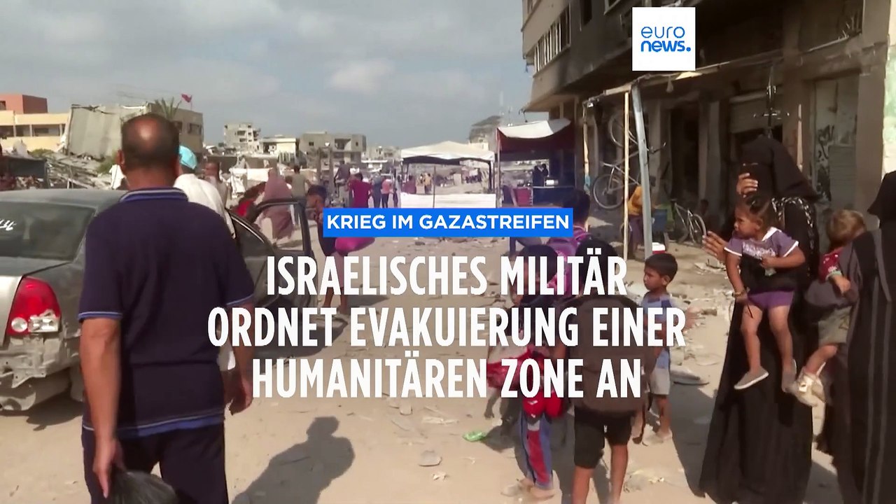 Israel ordnet erneut Evakuierung von humanitärer Zone in Gaza an