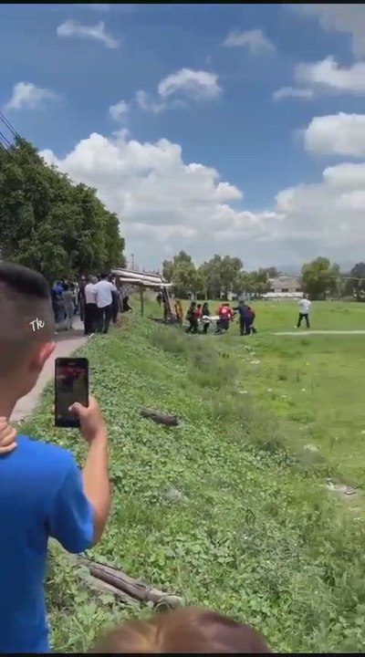 Traslado de Milton Morales después del atentado